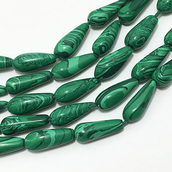 hand made Malachite PLAIN Beads Strands wholesaler