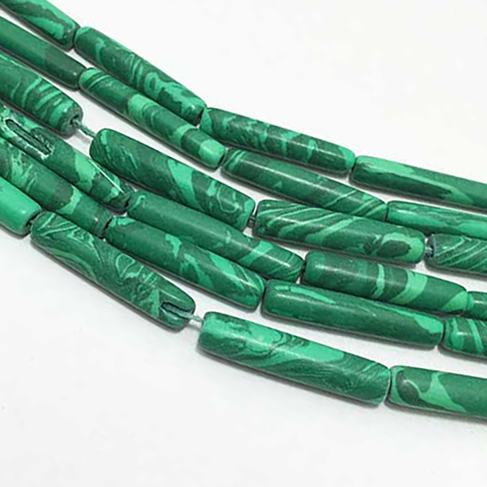 best buy Malachite PLAIN Beads Strands for necklace