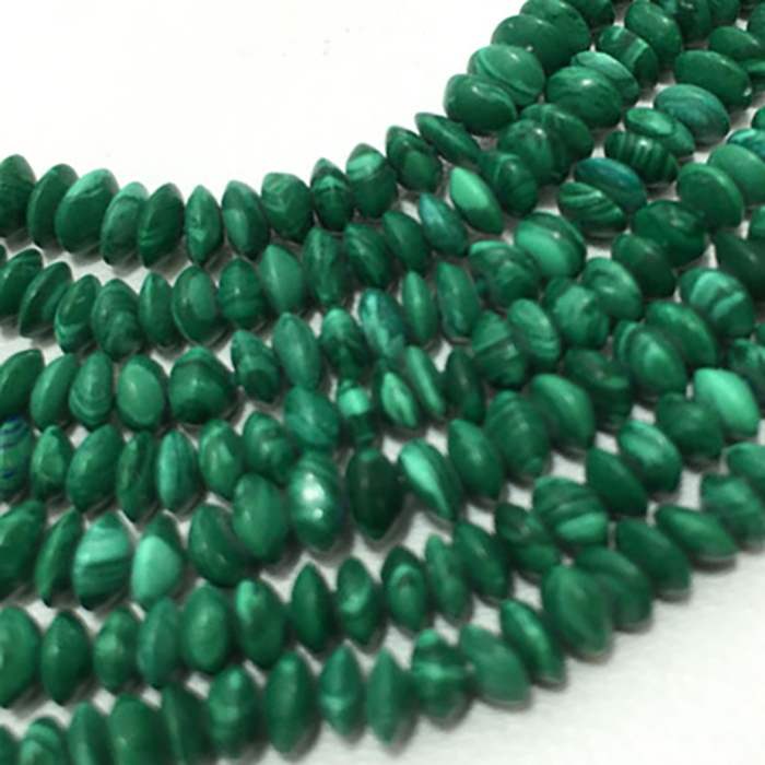 best quality Malachite Plain Beads Strands manufacturer