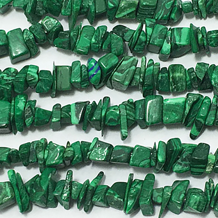 top quality Malachite Uncut Beads Strands wholesaler