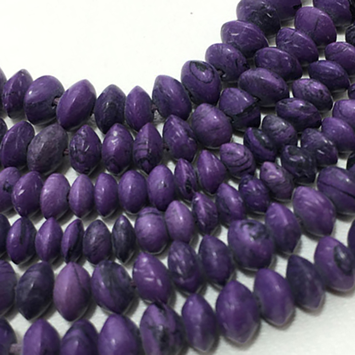Buy Sugilite Plain Button 5mm to 5.5mm Beads