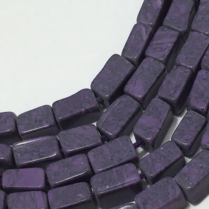 Manufacturer Sugilite Plain Brick 5mm to 7mm Beads