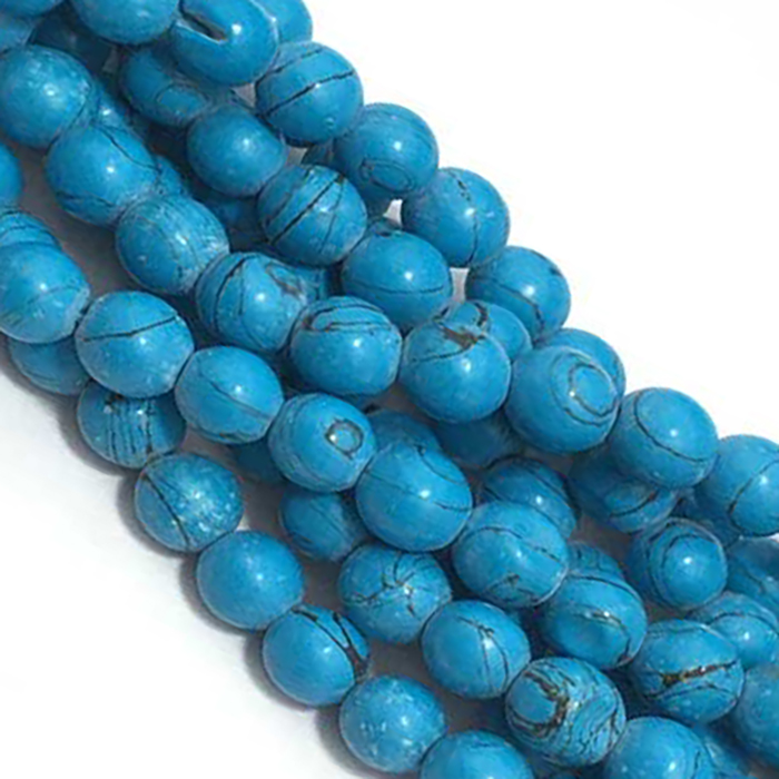 wholesaler Turquoise Plain Round 4MM To 5MM Beads
