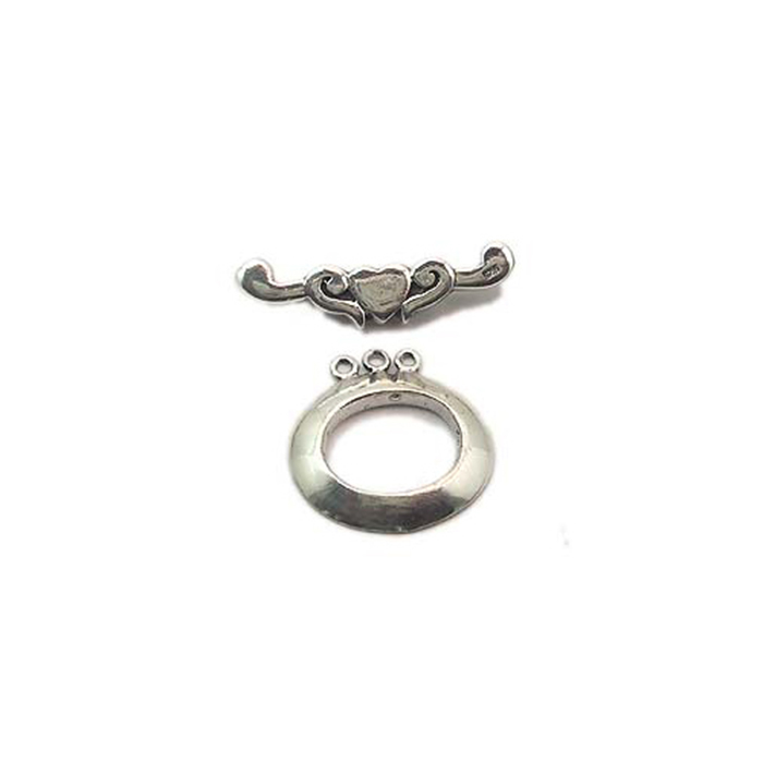 Online Solid Sterling Silver Multi Strand Toggle | Multi Strand Toggle For Jewelry |