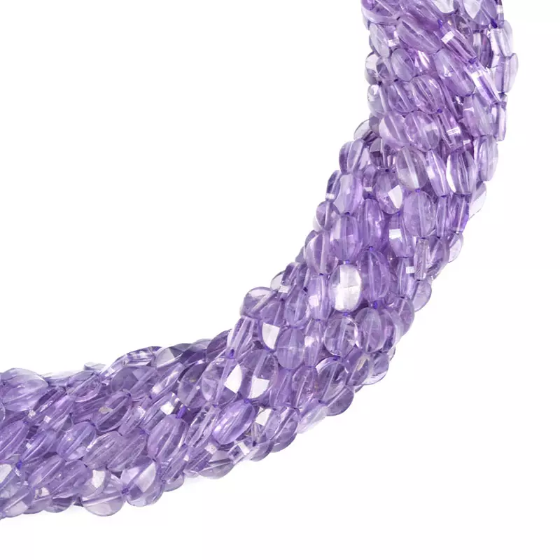 stunning Amethyst Oval Beads Strand wholesale price