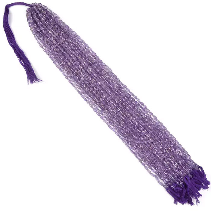 handmade Amethyst Drops Beads Strand Huge selections