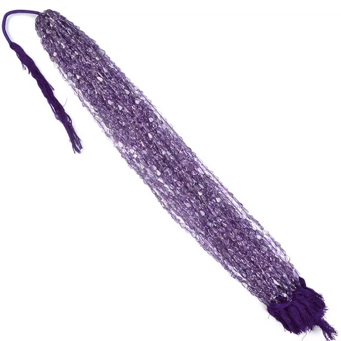 top quality Amethyst Trillion Beads Strand wholesaler