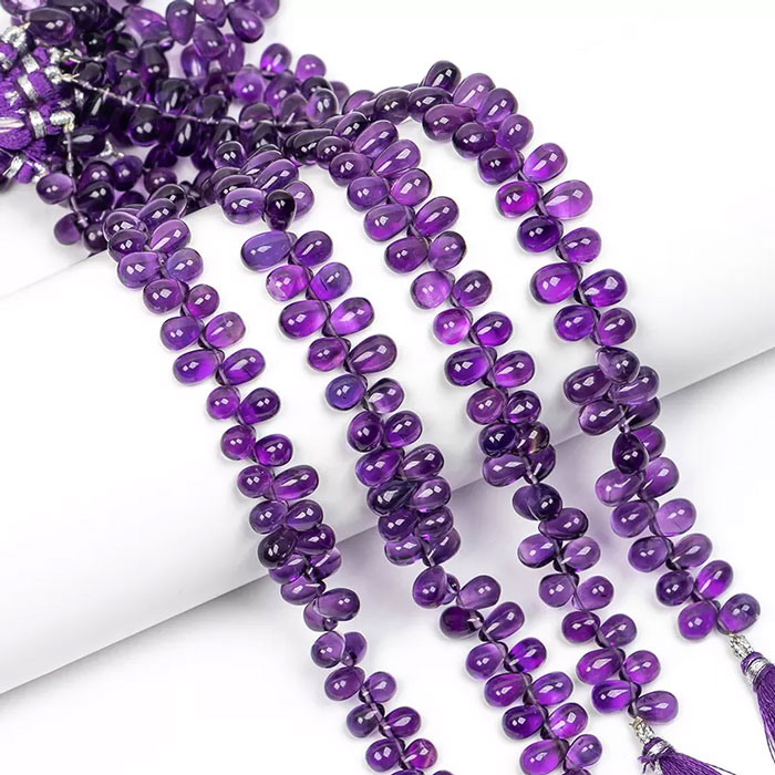 huge collection of Amethyst Drop, Tear Beads Strand exporters