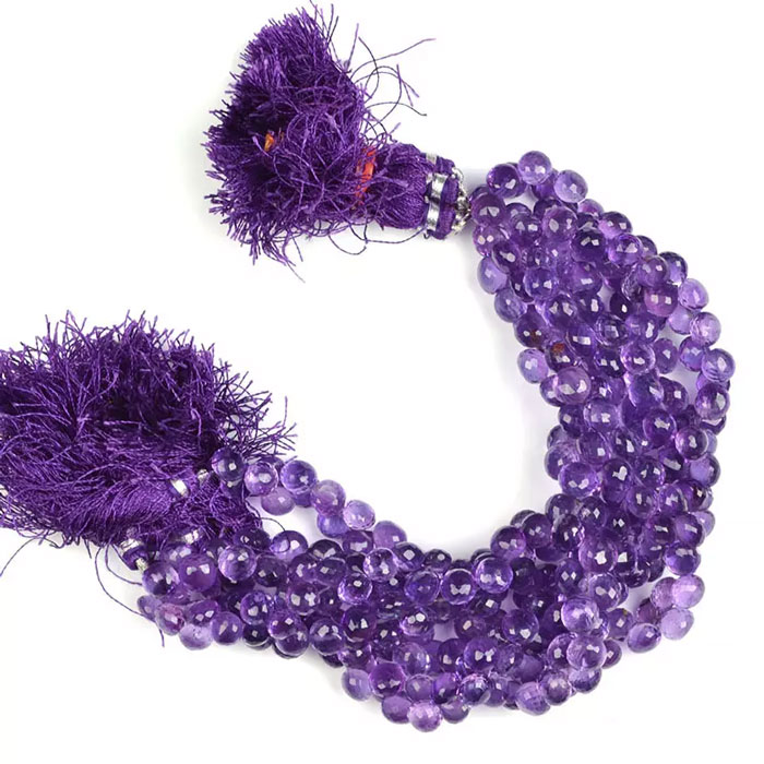 top quality Amethyst Onion Beads Strand wholesaler