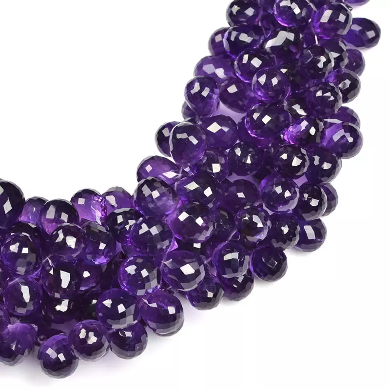 huge collection of Amethyst Drops Beads Strand exporters