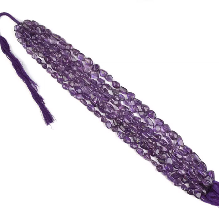 loose Amethyst Nuggets Beads Strand suppliers