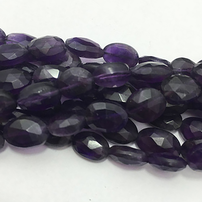 Best Buy African Amethyst Faceted Oval 8x10MM to 9x11MM Beads