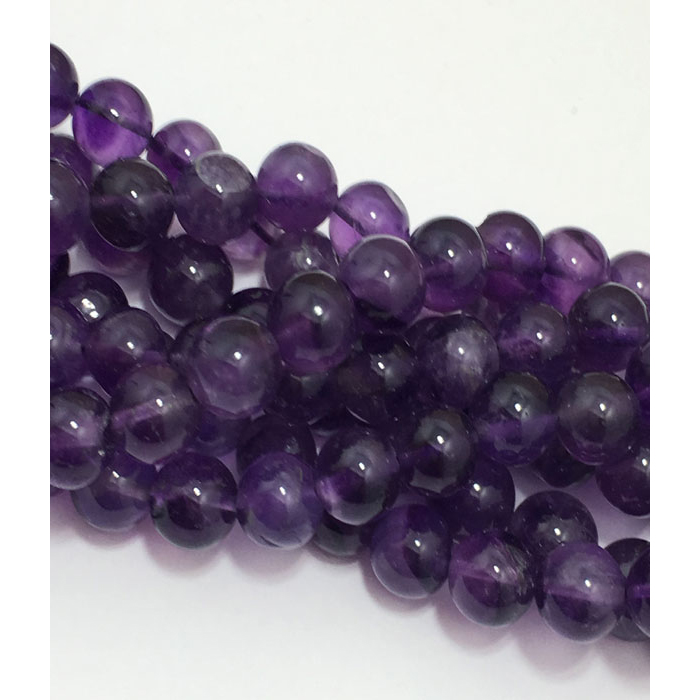 Best Buy African Amethyst Plain Round 9MM TO 10MM Beads