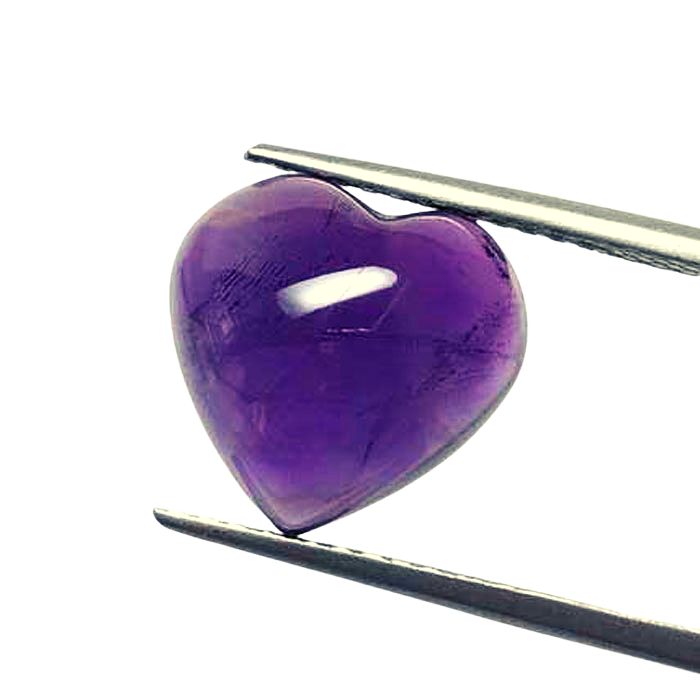 Shop for the best loose jewellery stones | heart African Amethyst loose gemstone|