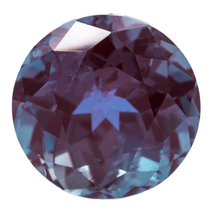 Round Natural Alexandrite Loose Gemstone For Jewelry Making