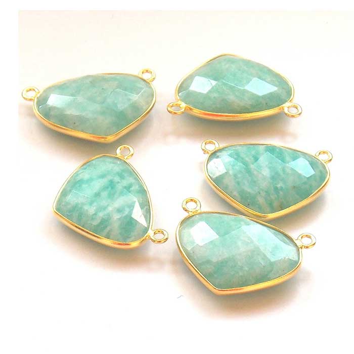Online Exporter Of Gemstone Double Bail Connector | Gemstone Connector|