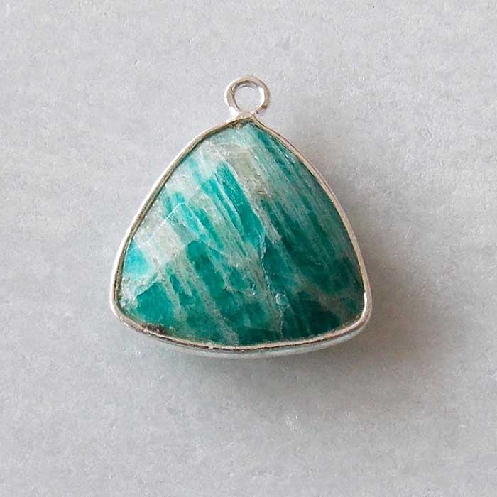 Online Collection Gemstone Single Bail Connector Sterling Silver Beads Connector