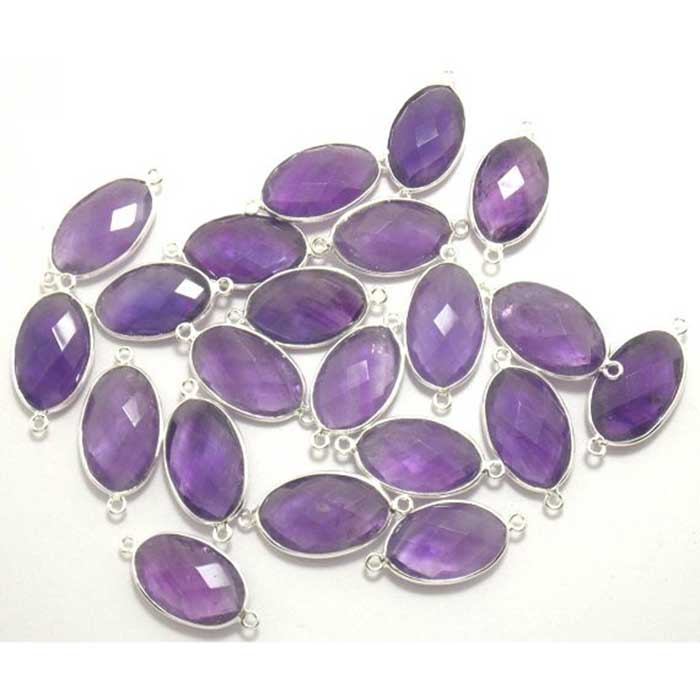 Online Stunning Gemstone Triple Bail Connector Huge Collection Connector