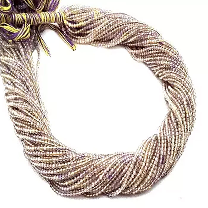 awesome look Ametrine Faceted Beads Strands mala