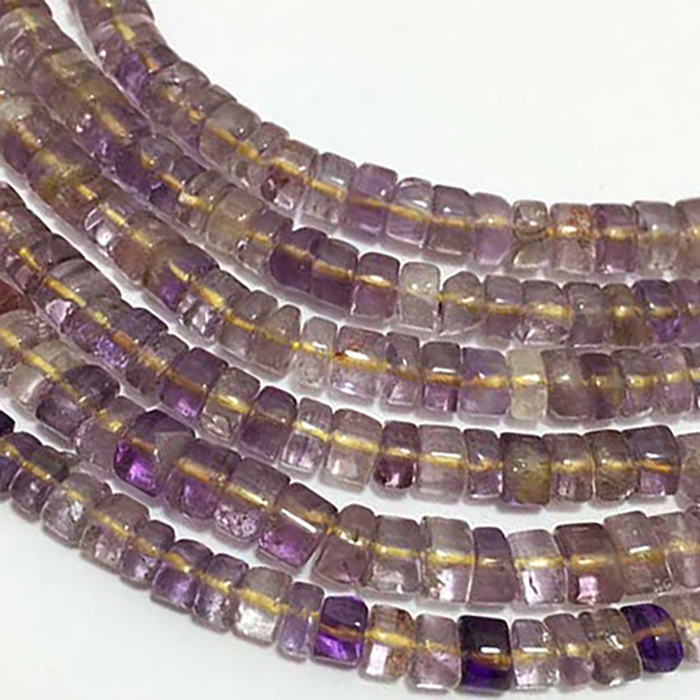 Online Ametrine Plain Tyre(wheel) 5.5mm to 6.5mm Beads