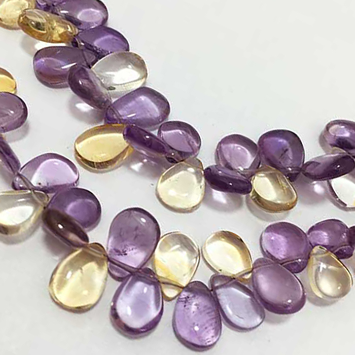 Online Ready Stock Ametrine Plain Pears 8x12mm Beads