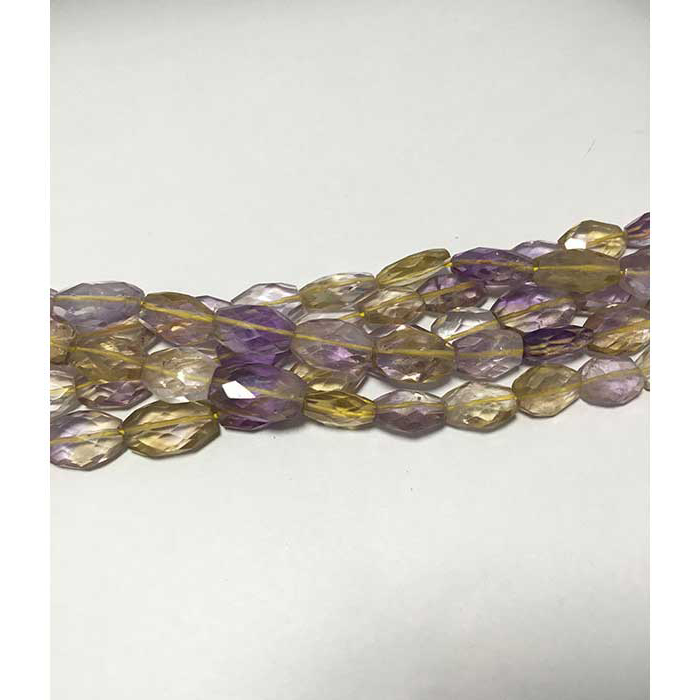 Top Quality Ametrine Faceted Oval 9x11mm to 10x14mm Beads