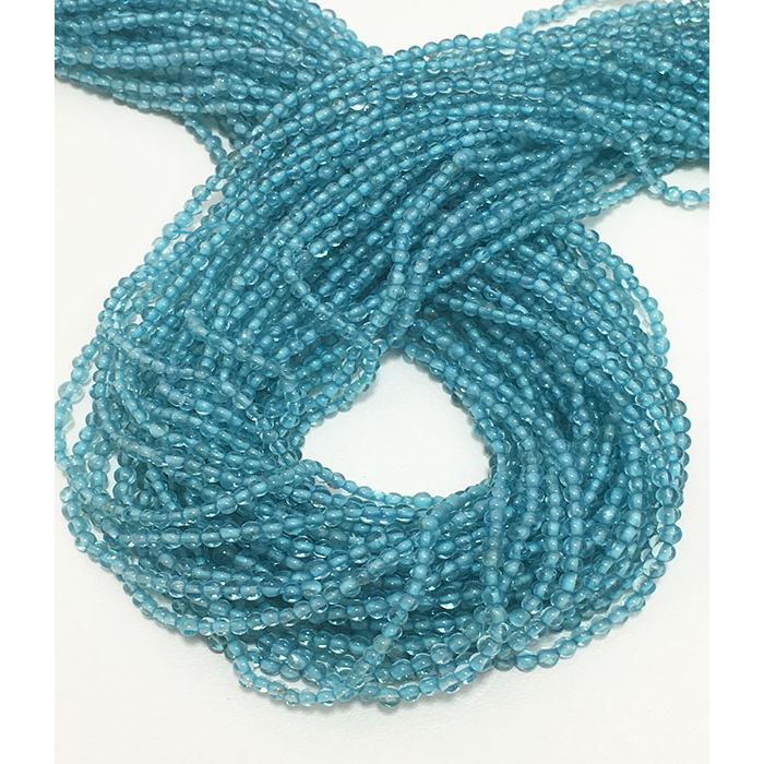 Loose Apatite Plain Round 2MM TO 3MM Beads