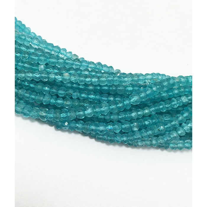 Supplier Apatite Faceted Rendell 3mm to 3.5mm Beads