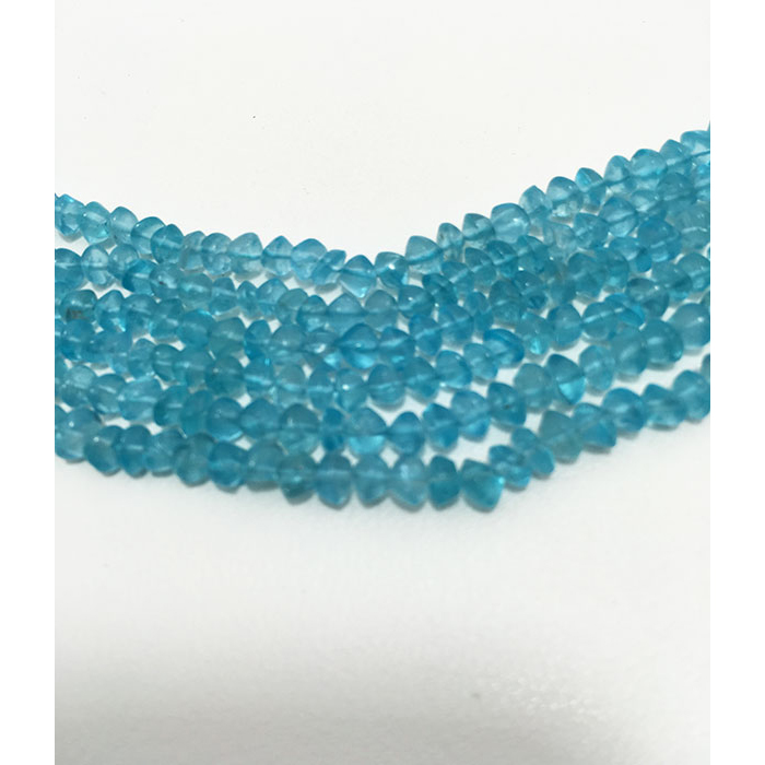 Online Ready Stock Apatite Plain Rendell (Button) 4mm to 4.5mm Beads