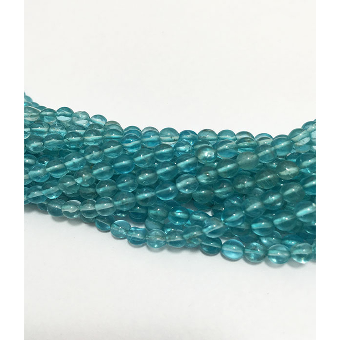 Online Ready Stock Apatite Plain Round 4mm to 5mm Beads