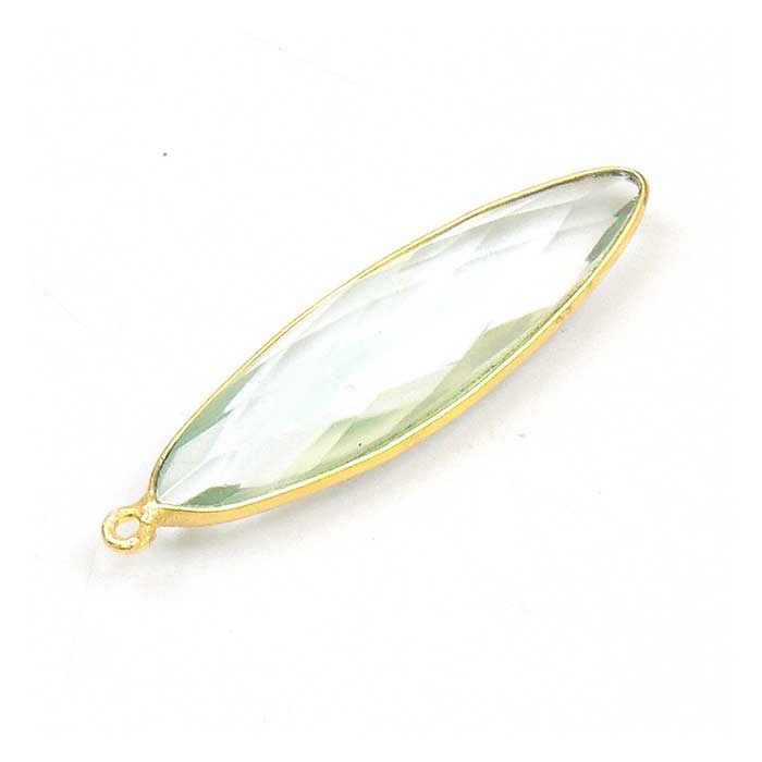 Online Collection Gemstone Single Bail Connector Sterling Silver Beads Connector
