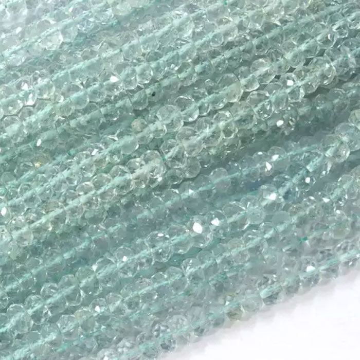 huge collection of Aquamarine Rendell Beads Strand exporters