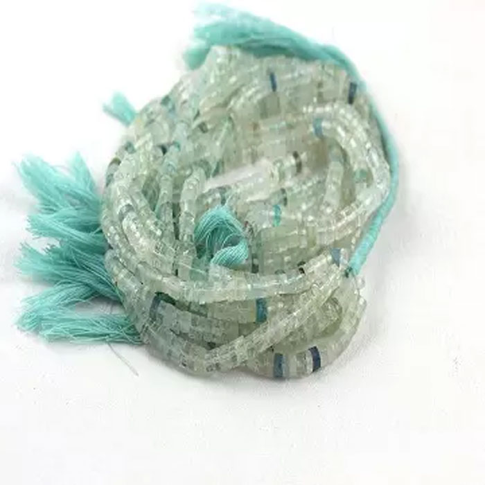 wholesaler of Aquamarine Rendell Beads Strand for mala