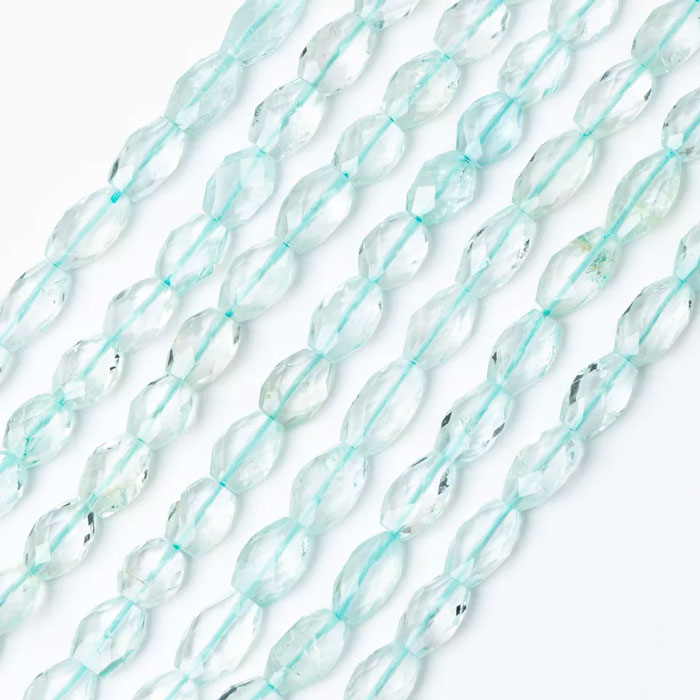 buy online Aquamarine Oval Beads Strand manufacturer