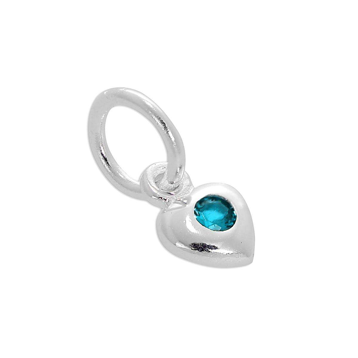 Buy Online Aquamarine Birthstone Charm | Handmade March Birthstone |