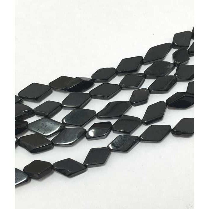 Manufacturer Black Onyx Plain Flat Diamond 8mm to 12mm Beads