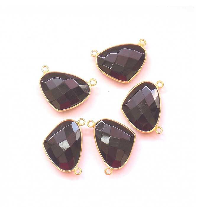 Online Supplier Of Gemstone Double Bail Connector |Electroplated Jewelry |