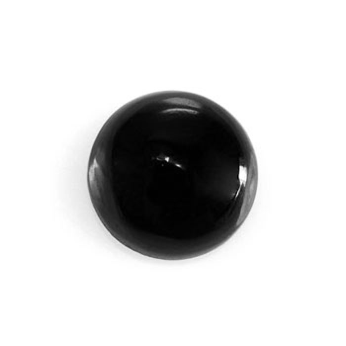Round Natural Black Spinal Loose Gemstone For Jewelry Making