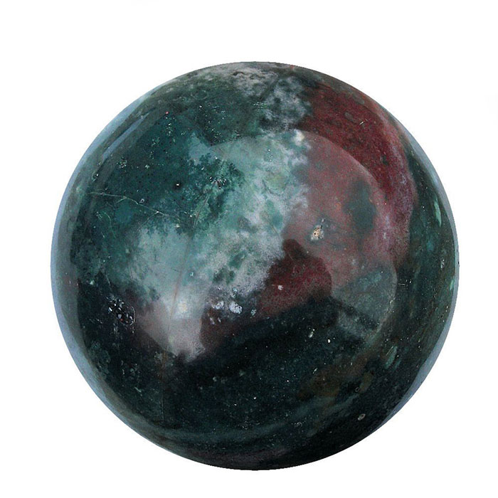 Round Natural Blood Stone Loose Gemstone For Jewellery Making