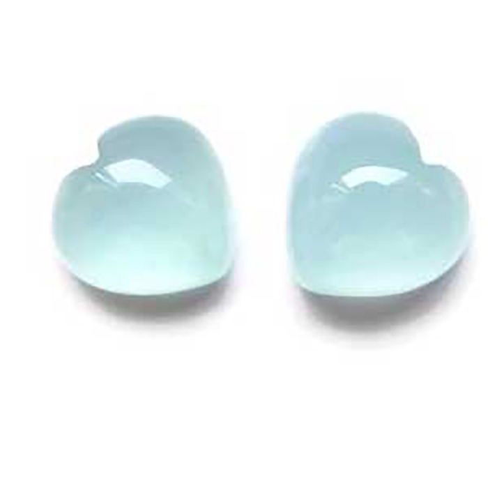 Shop for the best loose jewellery stones | heart Blue Aquamarine loose gemstone|