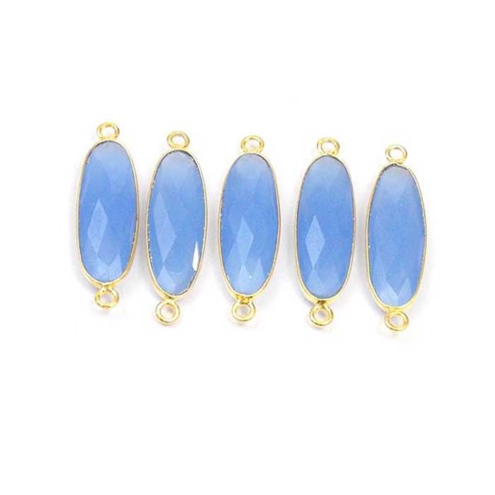 Handmade Gemstone Double Bail Connector Bezel Gemstone Connector Collection