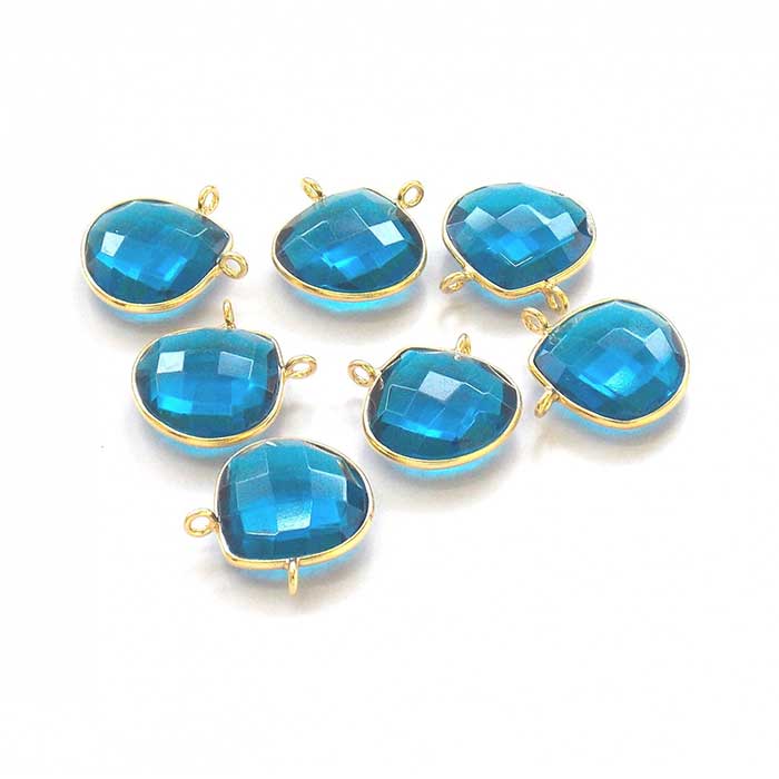 Ready Stock Gemstone Single Bail Connector Beautiful High Quality Bezel Connector