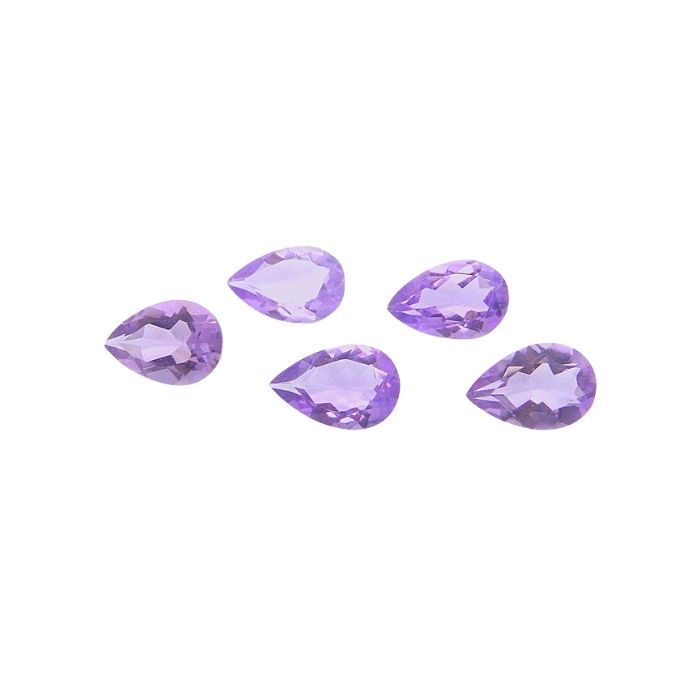 Buy Online Natural Brazil Amethyst Oval Gemstone | Semi Precious Gemstones