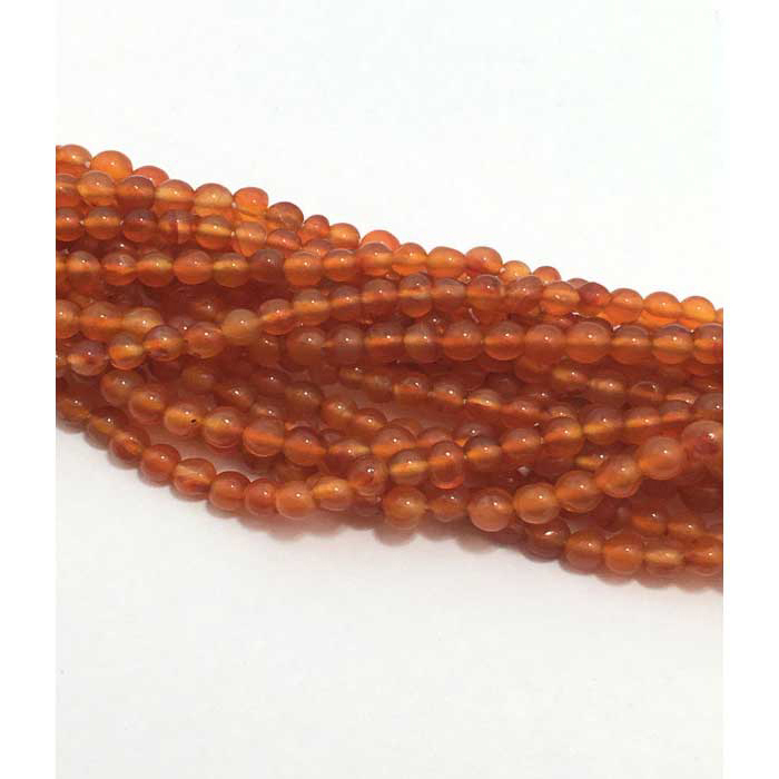Supplier Carnelian Plain Round 2mm to 3mm Beads