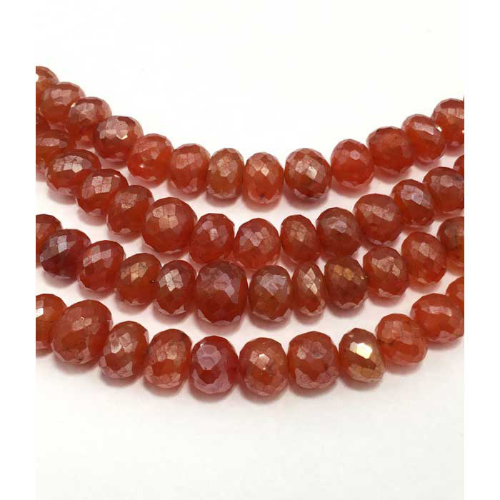 Buy Best Carnelian Faceted Rendell 7mm to 10mm Beads