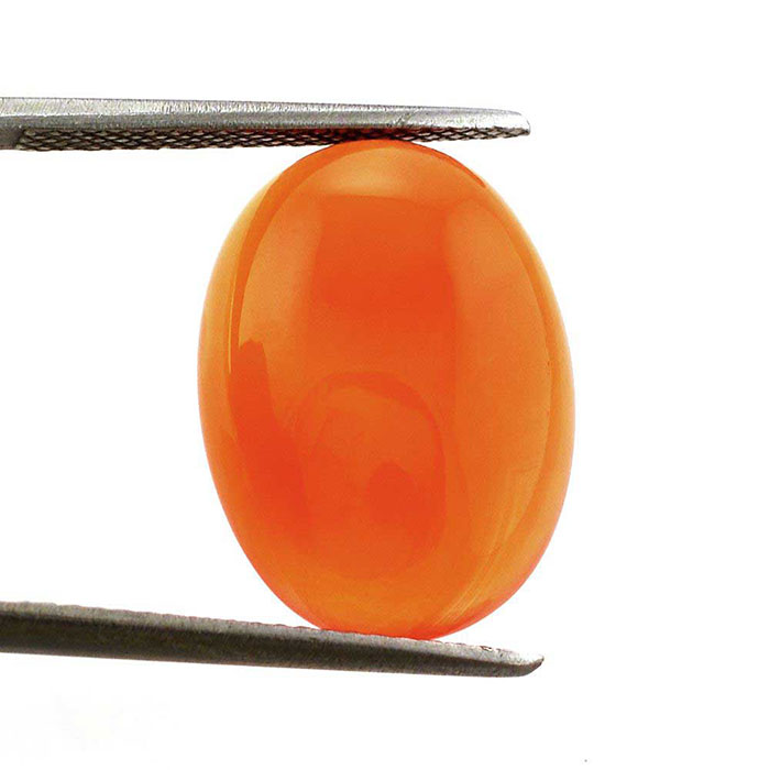 Shop for the best loose jewellery stones | oval Carnelian loose gemstone|