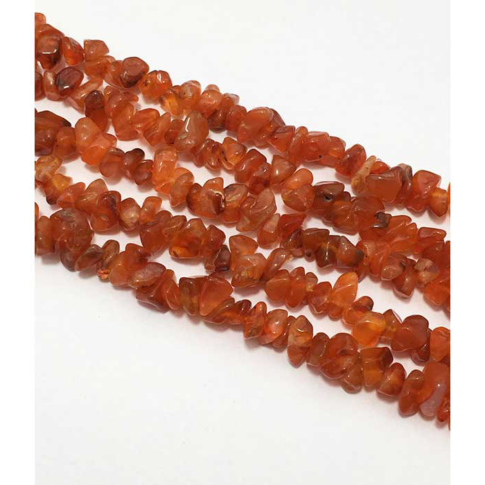 Online Carnelian Uncut Chips Uneven Beads