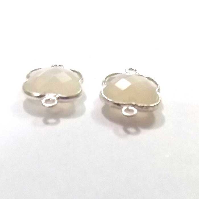 Online Exporter Of Gemstone Single Bail Connector Electroplated Link Connector
