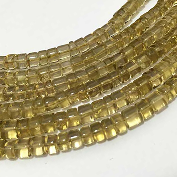 wholesaler Champagne Quartz Plain Wheel Tyre (wheel) 5.5MM to 6.5MM Beads