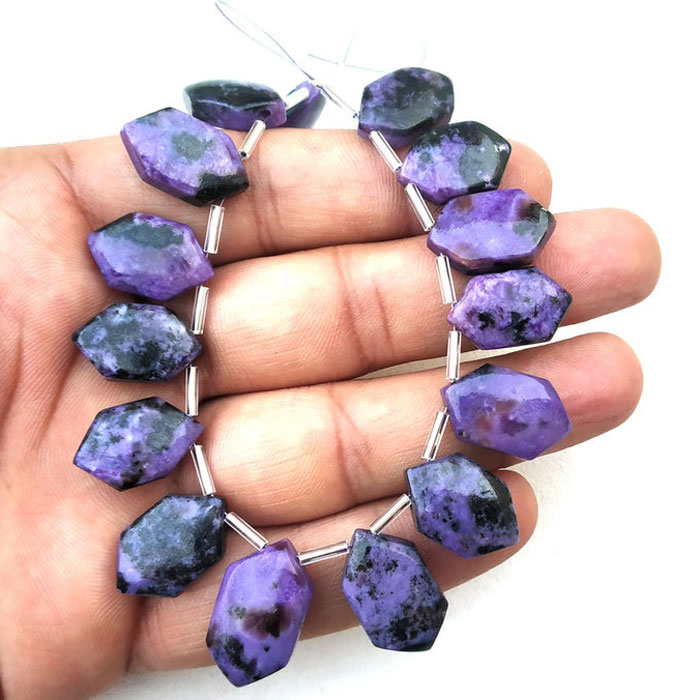 wholesale Charoite Fancy Beads Strand for necklace